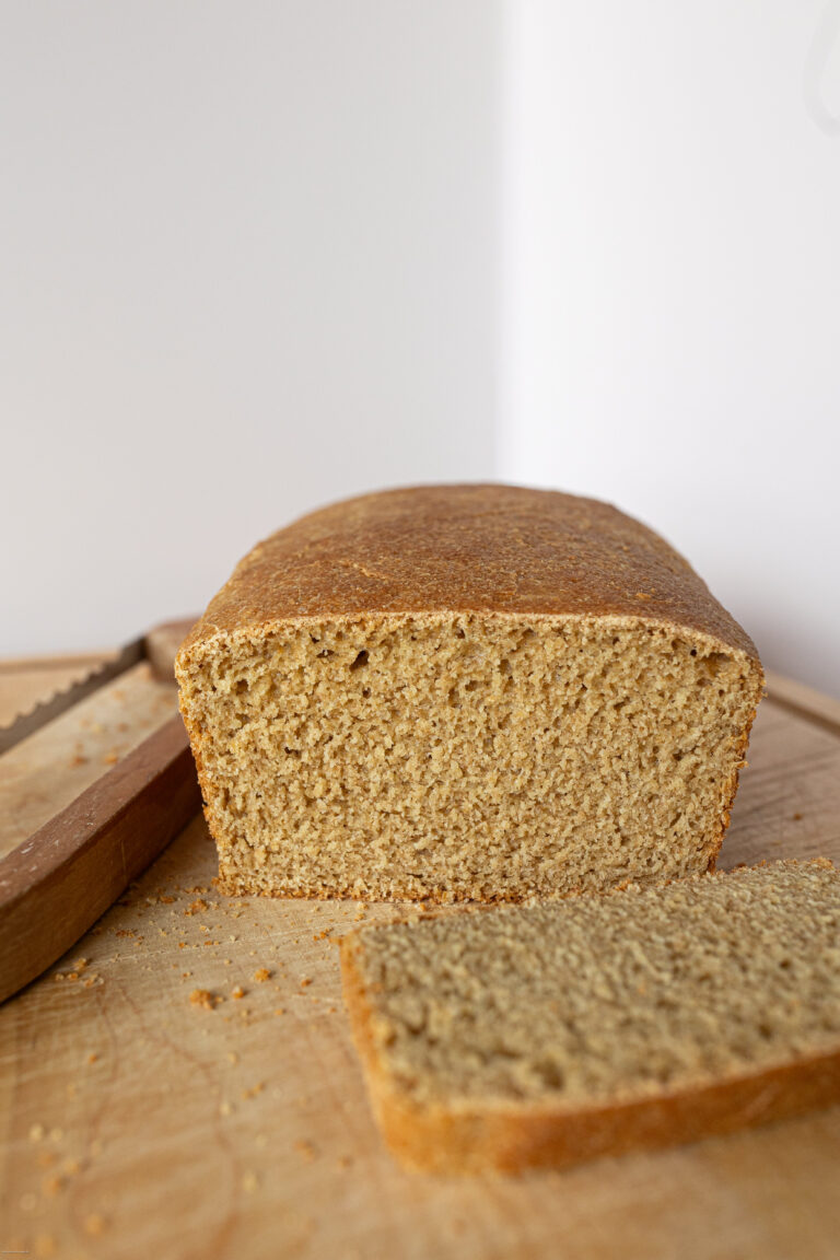 A whole wheat loaf of bread