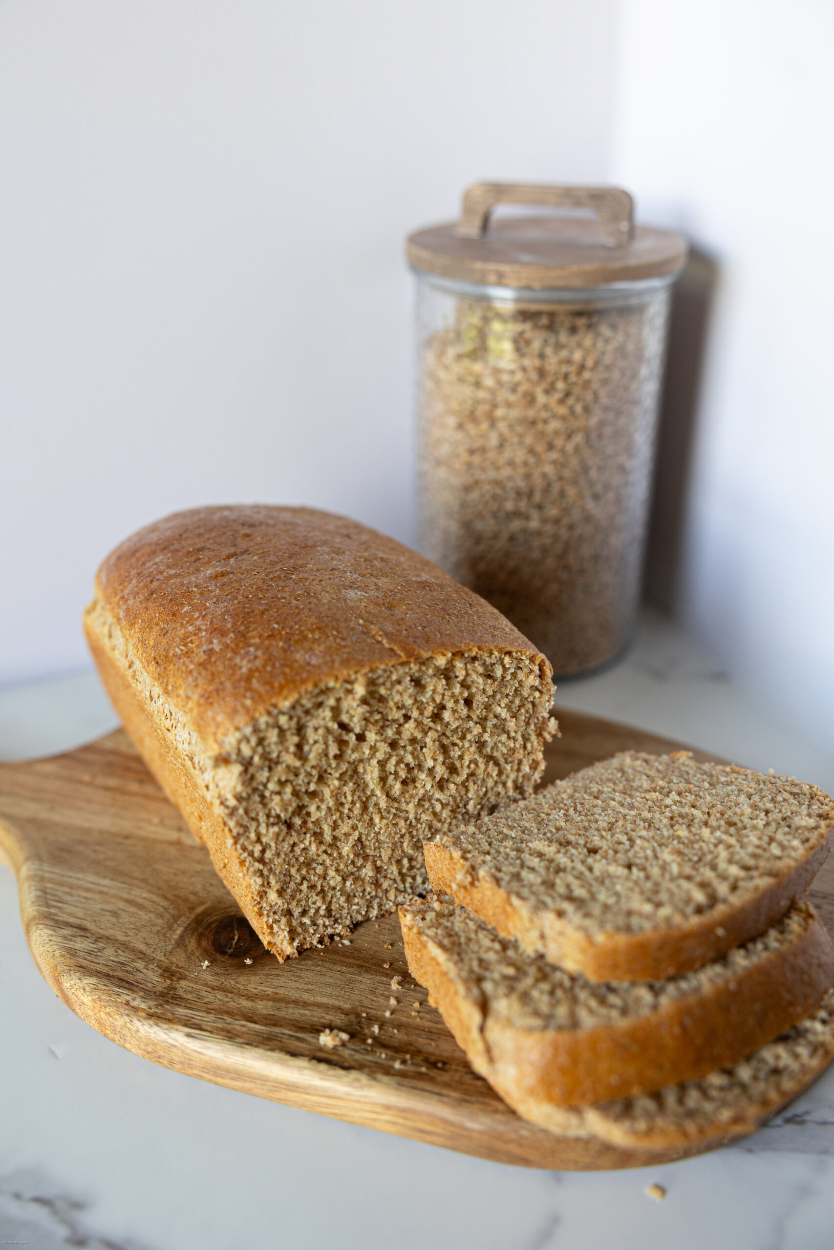 Freshly milled Sandwich bread